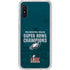 NFL Philadelphia Eagles Super Bowl LIX Champions Galaxy A10e Clear Case