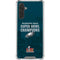 NFL Philadelphia Eagles Super Bowl LIX Champions Galaxy A17 Clear Case