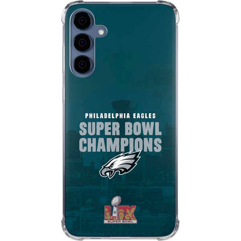 NFL Philadelphia Eagles Super Bowl LIX Champions Galaxy A35 5G Clear Case