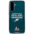 NFL Philadelphia Eagles Super Bowl LIX Champions Galaxy A36 5G Clear Case