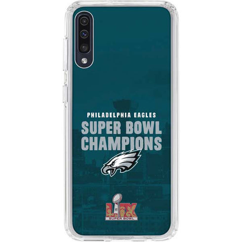 NFL Philadelphia Eagles Super Bowl LIX Champions Galaxy A50 Clear Case
