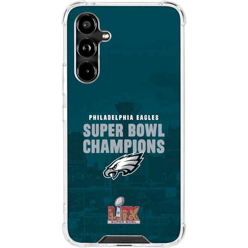NFL Philadelphia Eagles Super Bowl LIX Champions Galaxy A54 5G Clear Case