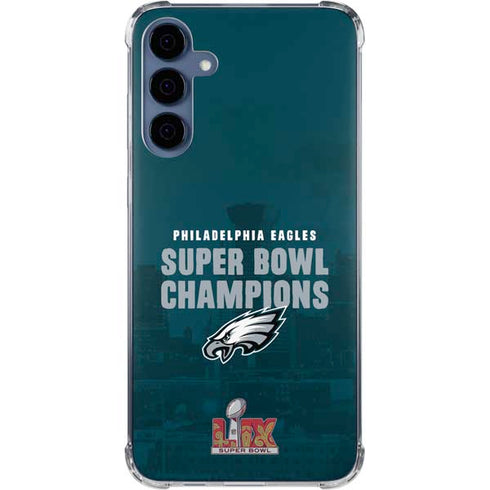 NFL Philadelphia Eagles Super Bowl LIX Champions Galaxy A55 5G Clear Case