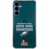 NFL Philadelphia Eagles Super Bowl LIX Champions Galaxy A55 5G Clear Case