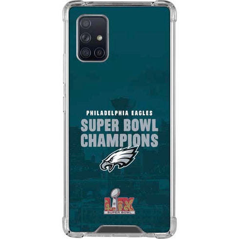 NFL Philadelphia Eagles Super Bowl LIX Champions Galaxy A71 5G Clear Case