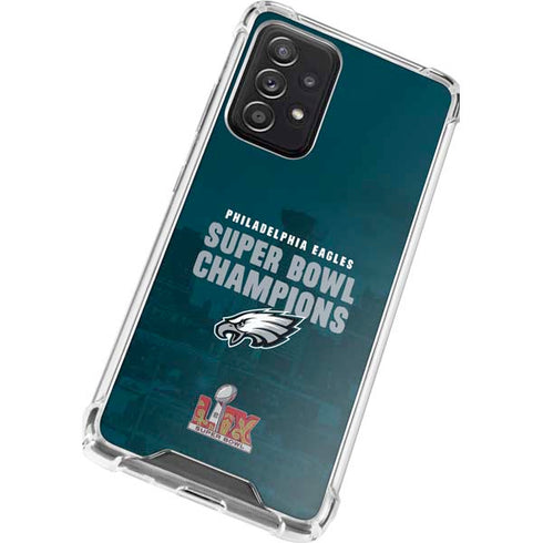 NFL Philadelphia Eagles Super Bowl LIX Champions Galaxy A72 5G Clear Case