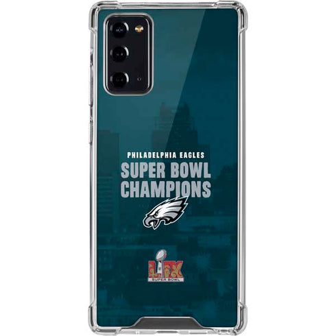 NFL Philadelphia Eagles Super Bowl LIX Champions Galaxy Note20 5G Clear Case
