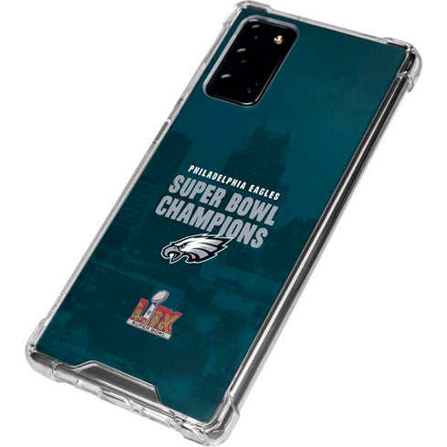 NFL Philadelphia Eagles Super Bowl LIX Champions Galaxy Note20 5G Clear Case