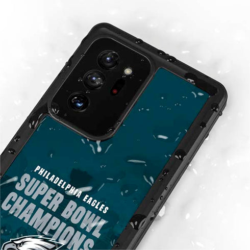 NFL Philadelphia Eagles Super Bowl LIX Champions Galaxy Note20 Ultra 5G Waterproof Case