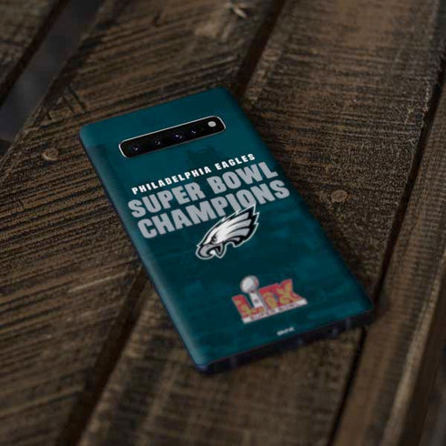 NFL Philadelphia Eagles Super Bowl LIX Champions Galaxy S10 Plus Skin
