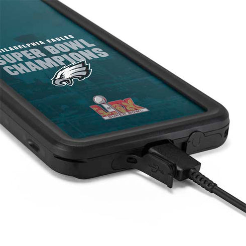 NFL Philadelphia Eagles Super Bowl LIX Champions Galaxy S20 Waterproof Case