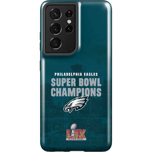 NFL Philadelphia Eagles Super Bowl LIX Champions Galaxy S21 Ultra 5G Pro Case
