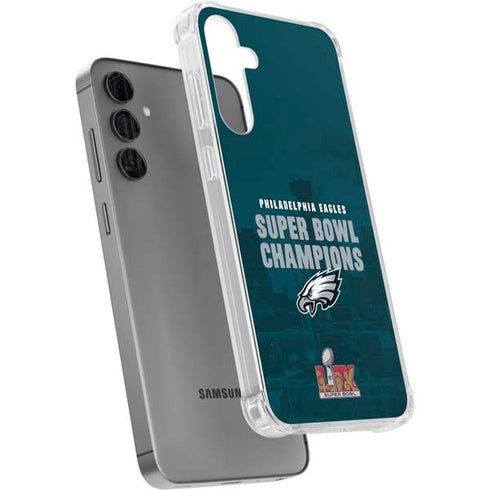 NFL Philadelphia Eagles Super Bowl LIX Champions Galaxy S24 Plus Clear Case