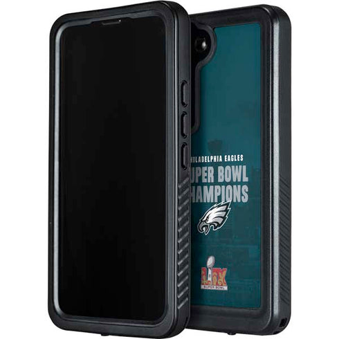 NFL Philadelphia Eagles Super Bowl LIX Champions Galaxy S24 Waterproof Case