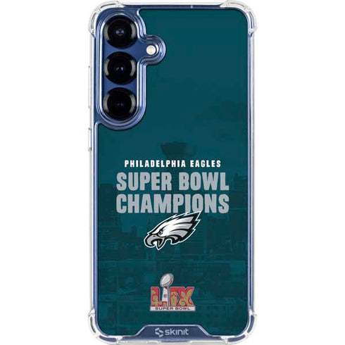 NFL Philadelphia Eagles Super Bowl LIX Champions Galaxy S25 Clear Case