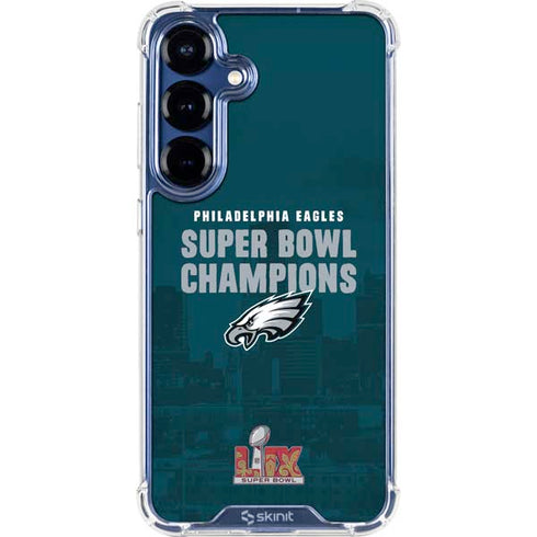NFL Philadelphia Eagles Super Bowl LIX Champions Galaxy S25 FE Clear Case