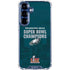 NFL Philadelphia Eagles Super Bowl LIX Champions Galaxy S25 FE Clear Case