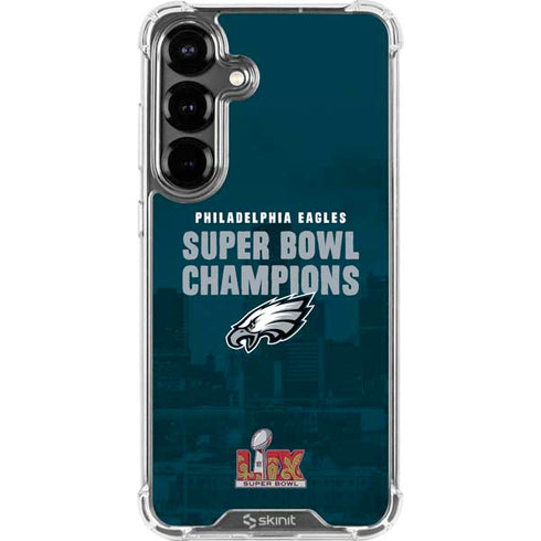 NFL Philadelphia Eagles Super Bowl LIX Champions Galaxy S26 Clear Case