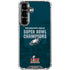 NFL Philadelphia Eagles Super Bowl LIX Champions Galaxy S26 Clear Case