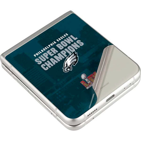 NFL Philadelphia Eagles Super Bowl LIX Champions Galaxy Z Flip3 5G Skin