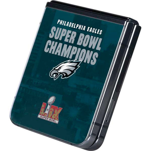 NFL Philadelphia Eagles Super Bowl LIX Champions Galaxy Z Flip5 5G Skin