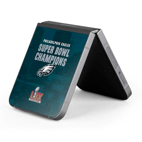 NFL Philadelphia Eagles Super Bowl LIX Champions Galaxy Z Flip6 Skin