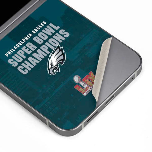 NFL Philadelphia Eagles Super Bowl LIX Champions Galaxy Z Flip6 Skin