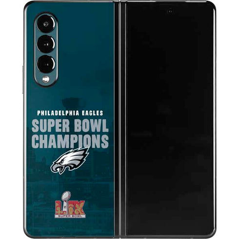 NFL Philadelphia Eagles Super Bowl LIX Champions Galaxy Z Fold3 5G Skin