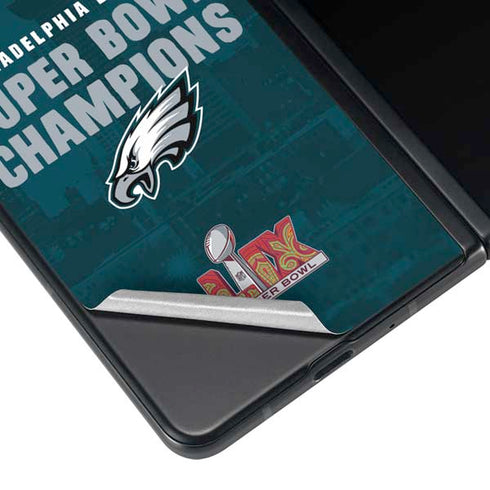 NFL Philadelphia Eagles Super Bowl LIX Champions Galaxy Z Fold3 5G Skin