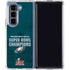 NFL Philadelphia Eagles Super Bowl LIX Champions Galaxy Z Fold5 5G Clear Case