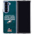 NFL Philadelphia Eagles Super Bowl LIX Champions Galaxy Z Fold7 Clear Case