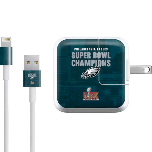 NFL Philadelphia Eagles Super Bowl LIX Champions iPad Charger (10W USB) Skin