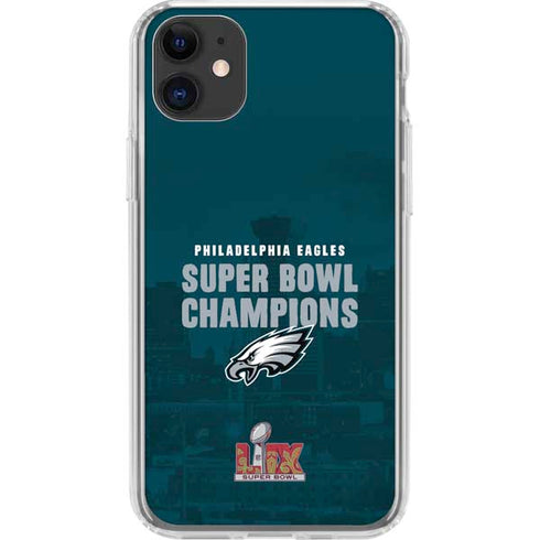 NFL Philadelphia Eagles Super Bowl LIX Champions iPhone 11 Clear Case