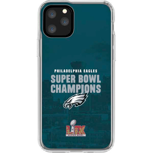 NFL Philadelphia Eagles Super Bowl LIX Champions iPhone 11 Pro Clear Case