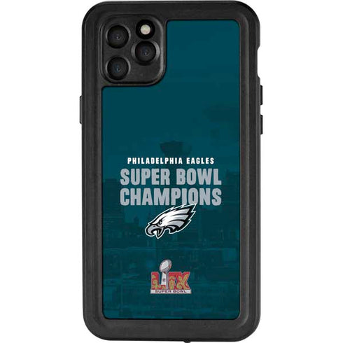 NFL Philadelphia Eagles Super Bowl LIX Champions iPhone 11 Pro Max Waterproof Case
