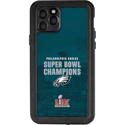 NFL Philadelphia Eagles Super Bowl LIX Champions iPhone 11 Pro Waterproof Case