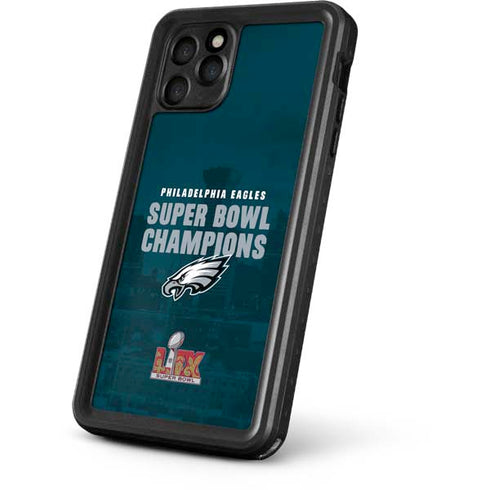NFL Philadelphia Eagles Super Bowl LIX Champions iPhone 11 Pro Waterproof Case