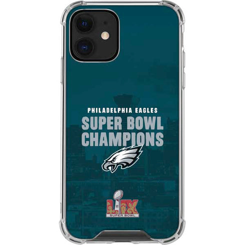 NFL Philadelphia Eagles Super Bowl LIX Champions iPhone 12 Mini Clear Case