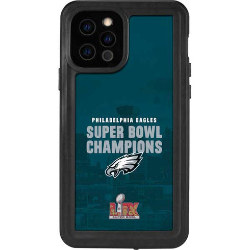NFL Philadelphia Eagles Super Bowl LIX Champions iPhone 12 Pro Waterproof Case