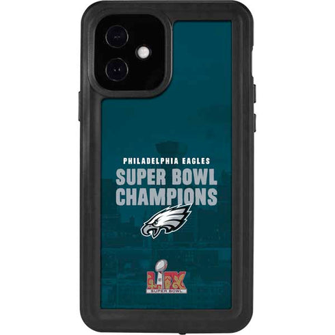 NFL Philadelphia Eagles Super Bowl LIX Champions iPhone 12 Waterproof Case