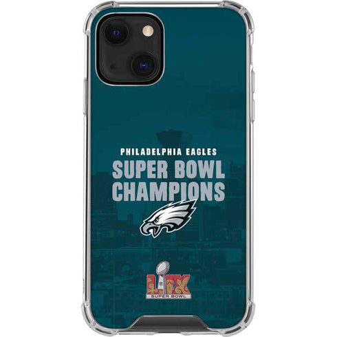 NFL Philadelphia Eagles Super Bowl LIX Champions iPhone 13 Mini Clear Case