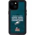 NFL Philadelphia Eagles Super Bowl LIX Champions iPhone 13 Mini Waterproof Case