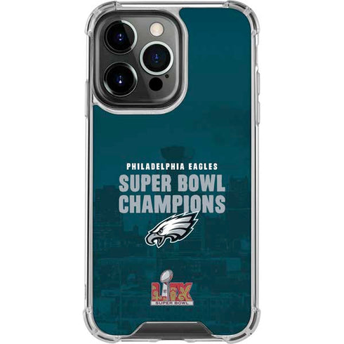 NFL Philadelphia Eagles Super Bowl LIX Champions iPhone 13 Pro Clear Case