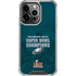 NFL Philadelphia Eagles Super Bowl LIX Champions iPhone 13 Pro Clear Case
