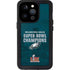 NFL Philadelphia Eagles Super Bowl LIX Champions iPhone 14 Pro Waterproof Case