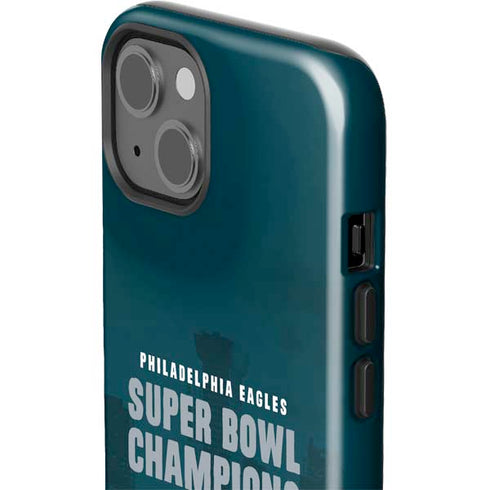 NFL Philadelphia Eagles Super Bowl LIX Champions iPhone 15 Plus Impact Case