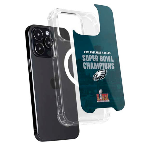 NFL Philadelphia Eagles Super Bowl LIX Champions iPhone 15 Pro MagSafe Case