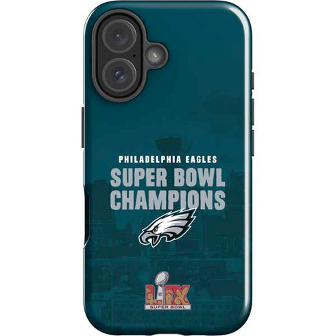 NFL Philadelphia Eagles Super Bowl LIX Champions iPhone 16 Plus Impact Case