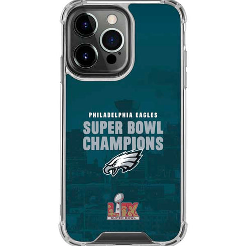 NFL Philadelphia Eagles Super Bowl LIX Champions iPhone 16 Pro Max Clear Case