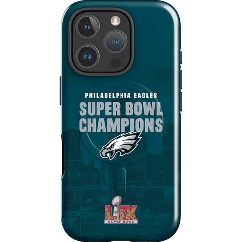 NFL Philadelphia Eagles Super Bowl LIX Champions iPhone 16 Pro Max Magsafe Impact Case
